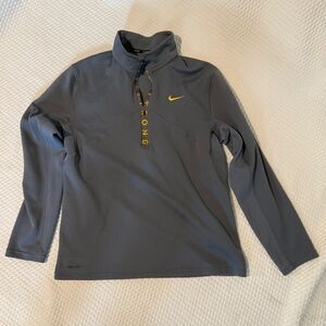 Nike Livestrong 1/4 zip pull over